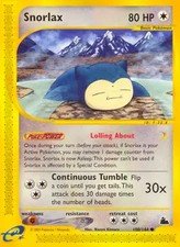 Snorlax - 100/144 - Pokemon Skyridge Non-Holo Card NM