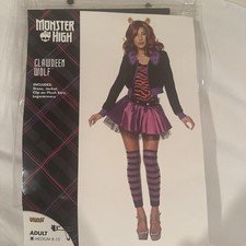 Spirit Halloween Adult Clawdeen Wolf Monster High Costume - M