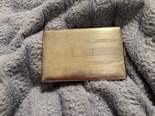Sterling Silver Handsome Cigarette Case 150 Grams Excellent