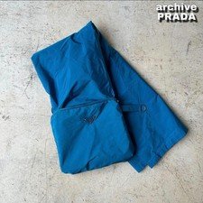 USED 90S-00S PRADA 2-WAY NYLON COAT, PACKABLE (ARCHIVE) VERYGOOD