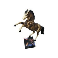 Vintage Breyer Horse King Fighting Stallion Model With 1994 Collector Catalog