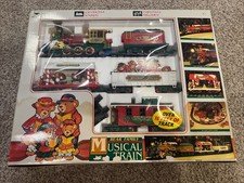 Vintage Christmas Train Set Brand New In Box, 18 Foot Of Track, Never Used