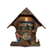 Vintage E. Schmeckenbecher Germany Cuckoo Clock Musical Black Forest Untested