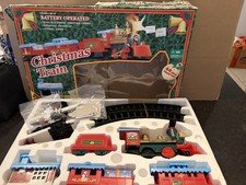 Vintage EZTEC Scientific Toys Santa Express 1225 Christmas Train Set 48 Pc Box