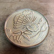 Vintage Frankoma Art Pottery Btr Butterfly Hot Plate/Trivet