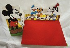 Vintage Mickey Mouse Animated Walt Disney Watches & Clocks Display