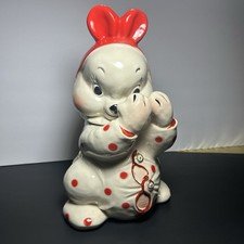 Vintage Peek-A-Boo Cookie Jar 1950s, Designed by Van Tellingen