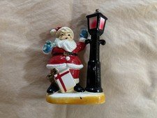 Vintage Santa By Lamp Post