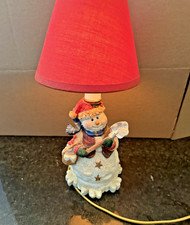 Vintage Snowman Lamp