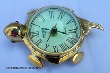 VINTAGE SOLID TURTLE Wall & Table Clock Handmade Animal Clock, Tortoise