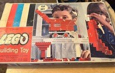 Vintage 1966 Classic Lego Set #450 Deluxe Builder Set incomplete No Instruction