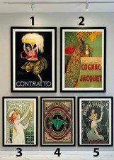 Vintage Liquor Advertising Art Poster Collection