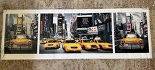 Vintage NYC New York City Times Square Cab Door Poster 21 x 62” DP0329 GB Eye UK