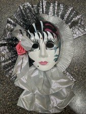 Vintage Porcelain Wall Hanging Mask