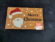 Winter Wonderland Merry Christmas Coir Door Mat, 18X30in, New with Tag
