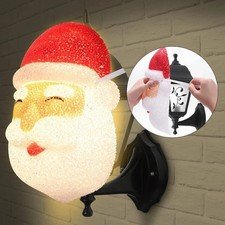 1 Pair Christmas Porch Light Cover Santa Indoor/Outdoor Light Christmas Decor