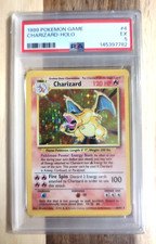 1999 Pokemon Base Set Charizard PSA 5