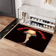 1pc "Important Awards!" Christmas Themed Decorative Doormat, Winter Christmas
