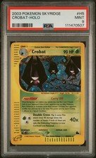 2003 POKEMON SKYRIDGE #H5 CROBAT-HOLO PSA 9