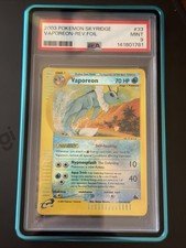 2003 Pokemon Vaporeon #33 Skyridge Reverse Holo - PSA 9 (with Protective Case)