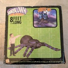 2004 Halloween Gemmy 8ft Giant Spider Airblown Inflatable NEW SEALED