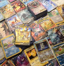 50 Pokemon Cards Guaranteed! STARTER LEGENDARY LOT RARE VINTAGE 151 EX VMAX MIX