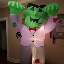 8 Ft Frankenstein Monster Airblown Inflatable Halloween Gemmy Outdoor Decoration