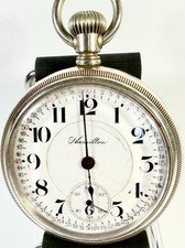 Antique 1912 Hamilton 940 Pocket Watch 18s 21J Railroad Grade Montgomery Dial 5A