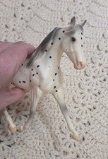 Appaloosa Breyer Molding Company Horse Spotted White Black Gray Pink 9"L X 7"H