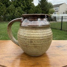 Artisan Handmade Stoneware Pitcher