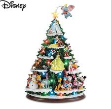 Bradford Exchange Disney Holiday Cheer Musical Tabletop Christmas Tree Decor 16"