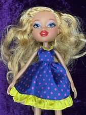 Bratz Doll Raya (2015) Polka Dot Blue Retro Swing Dress