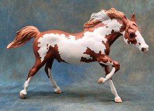 Breyer Running Stallion Custom Chestnut Overo Horse Pinto Model Ridge mawaldees
