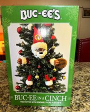 Buc-ee's Buc-ee in a Cinch Christmas Tree Topper, Bendable Picks Set of 6
