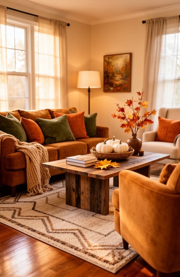 comfortable conversation zones created