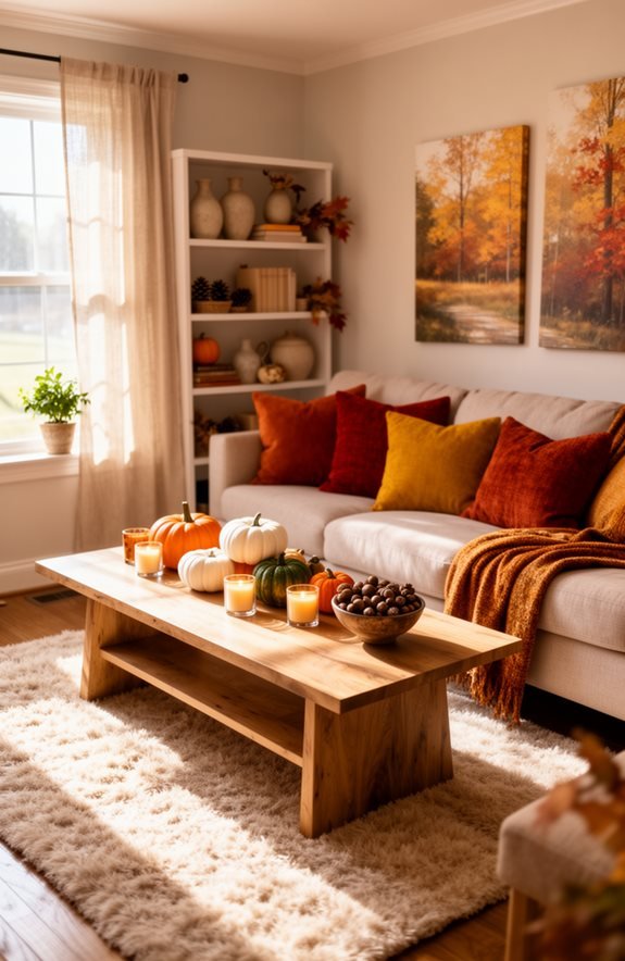 cozy fall living room