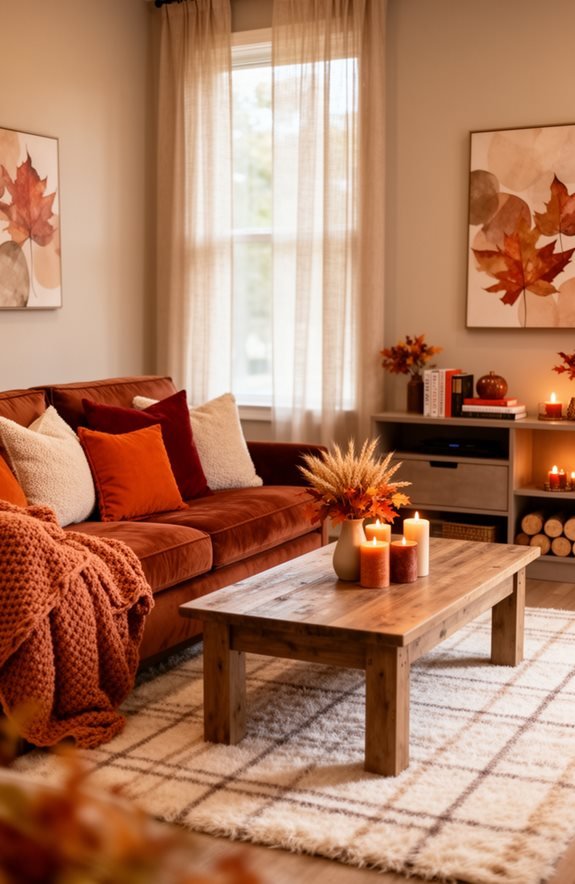 cozy textiles for warmth