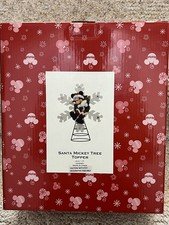 Disney Store Mickey Mouse Christmas Tree Topper Decoration New in Box