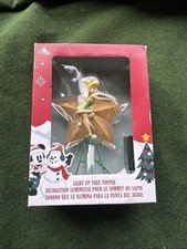 Disney Tinker Bell Light Up Christmas Tree Topper NIB Tinkerbell