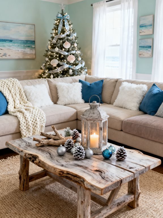 driftwood coastal decor accents