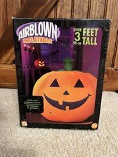 Gemmy Airblown Inflatable3 ft Pumpkin Halloween Decor