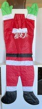 Gemmy Outdoor Decor Santa Hanging From Roof Gutter