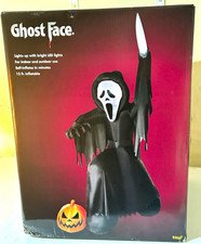 BRAND NEW! Ghost Face Scream 12 ft Inflatable LED Halloween Yard Decor.