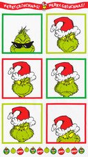 Grinch Panel Holiday Dr. Seuss