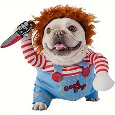 Halloween Funny Scary Cosplay Costume for Dogs Pet Costume Party Outfit