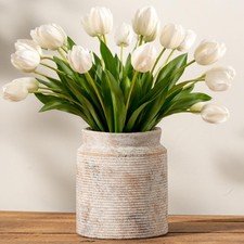 Handcrafted Rustic Ceramic Flower Vase