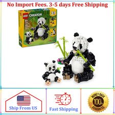 LEGO Creator 3 in 1 Wild Animals Panda Family Building Toy