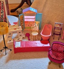 Misc Vintage Barbie Furniture lot, first 3 pics is all in the lot