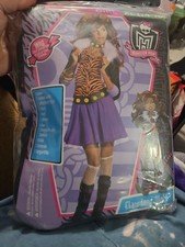 Monster High Girls New Clawdeen Wolf Halloween Costume Size XL (14-16)
