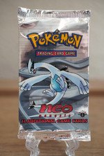 Pokemon Neo Genesis 1st Edition Sealed Booster Pack WOTC Vintage Lugia Art